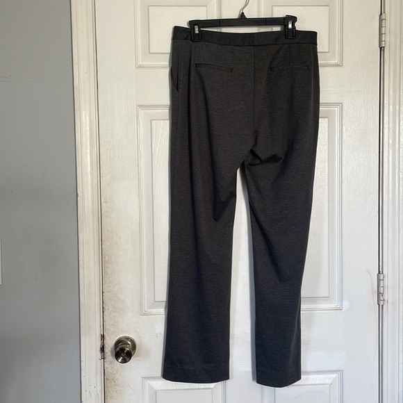 Antonio Melani grey charcoal business career work pants boot cut flare leg sz 8 - Picture 3 of 17